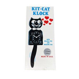 Kit-Cat Klock Limited Edition Blue Animated Wall Clock